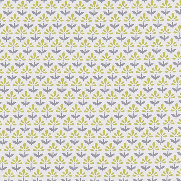 Studio G Coordinates Fleur Chartreuse/Charcoal Cushion Cover