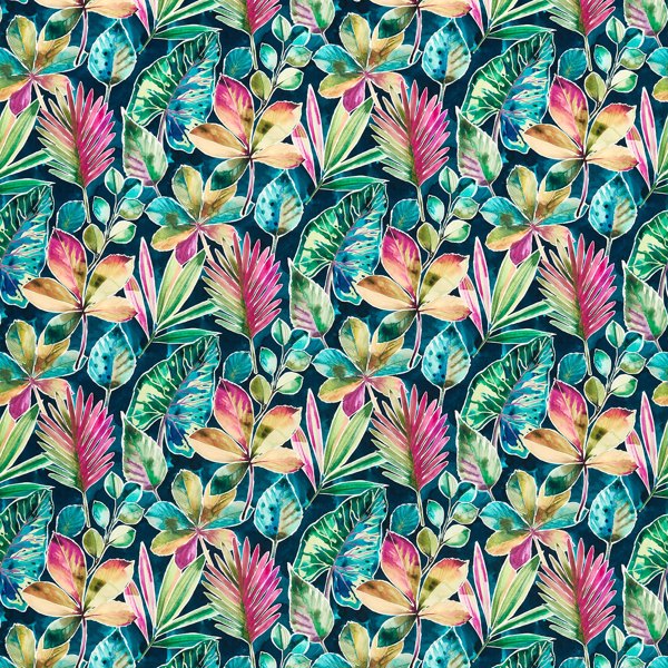 Studio G Amazonia Rainforest Multi Velvet Cushion Cover