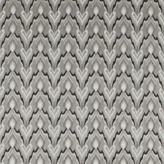 Clarke and Clarke Dimora Velluto Pewter Curtains