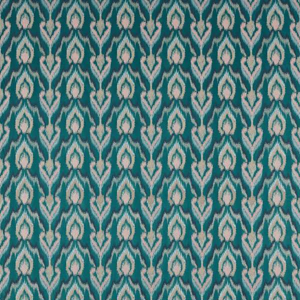 Clarke and Clarke Dimora Velluto Teal Curtains