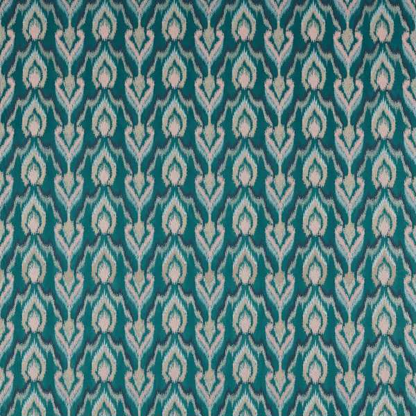 Clarke and Clarke Dimora Velluto Teal Curtains
