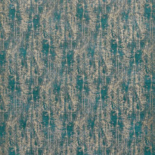 Clarke and Clarke Dimora Sontuoso Teal Curtains