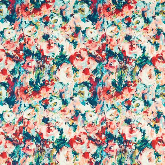 Clarke & Clarke Floral Flourish Kingsley Midnight Velvet Cushion Covers