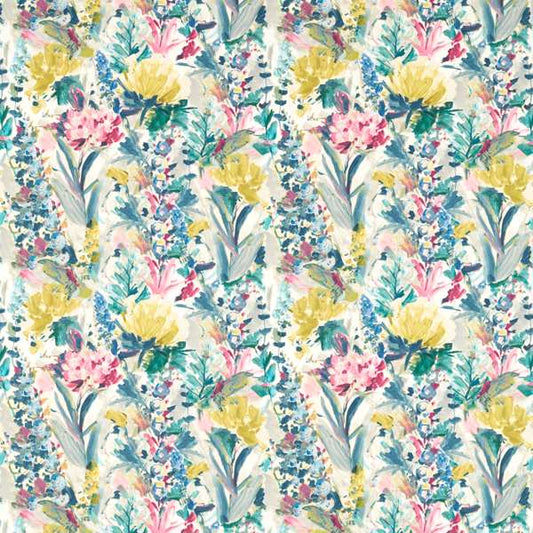 Clarke & Clarke Floral Flourish Hydrangea Multi Linen Cushion Covers
