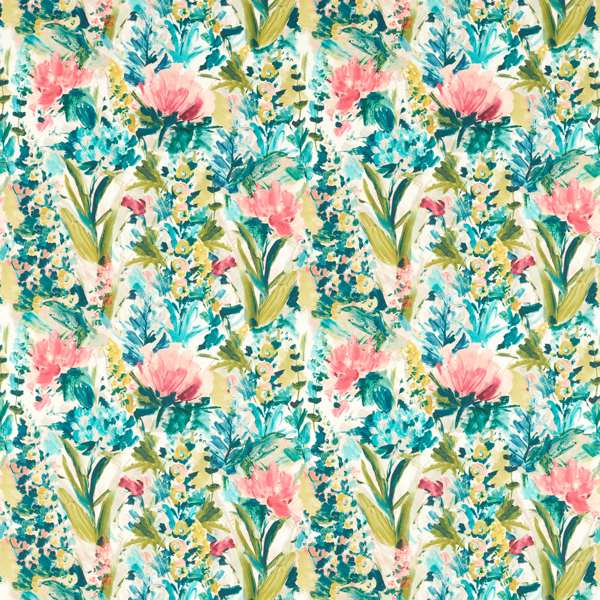 Clarke & Clarke Floral Flourish Hydrangea Spice/Forest Cushion Covers