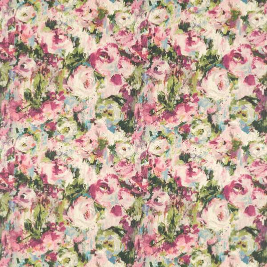 Clarke & Clarke Floral Flourish Kingsley Multi Linen Cushion Covers