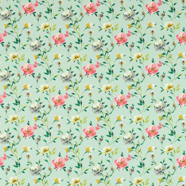 Clarke & Clarke Floral Flourish Serena Mineral Cushion Covers
