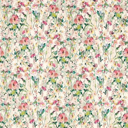 Clarke & Clarke Floral Flourish Wild Meadow Blush Cushion Covers