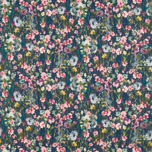 Clarke & Clarke Floral Flourish Wild Meadow Multi Linen Cushion Covers