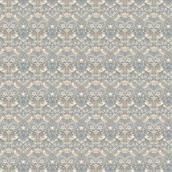 William Morris Strawberry Thief Teal Fabric