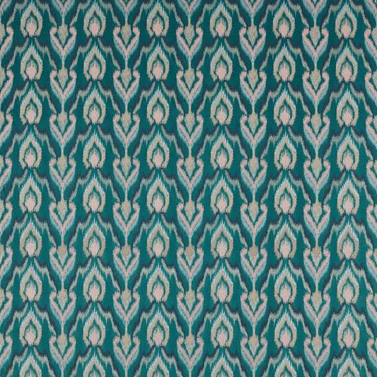 Clarke and Clarke Dimora Velluto Teal Curtains