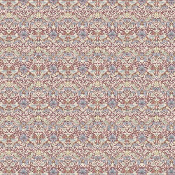 William Morris Strawberry Thief Plum Fabric