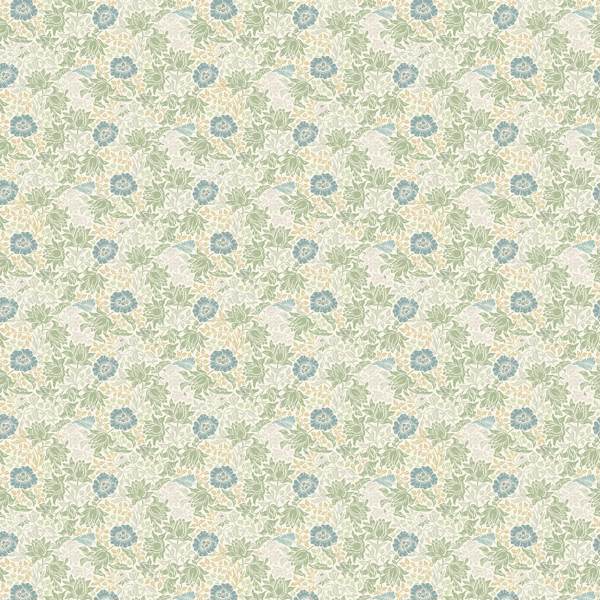William Morris Mallow Apple/Linen Fabric